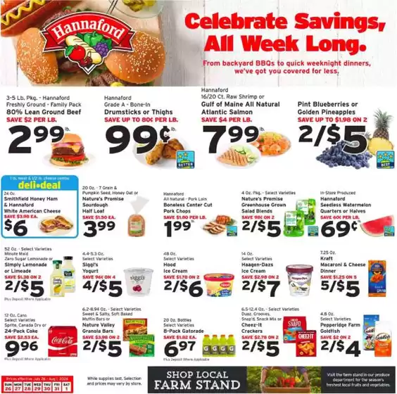 Hannaford catalogue in Warren RI | Offers for bargain hunters | 2026-07-26T00:00:00.000Z - 2026-08-01T00:00:00.000Z