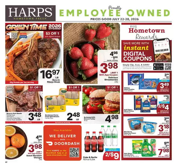Harp's Market catalogue | Wide range of offers | 2026-07-22T00:00:00.000Z - 2026-07-28T00:00:00.000Z