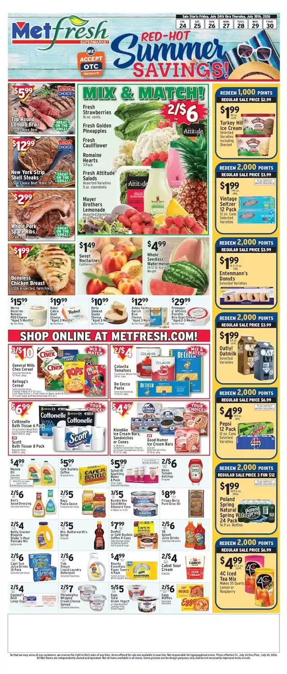 Met Foodmarkets catalogue | Wide range of offers | 2026-07-24T00:00:00.000Z - 2026-07-30T00:00:00.000Z