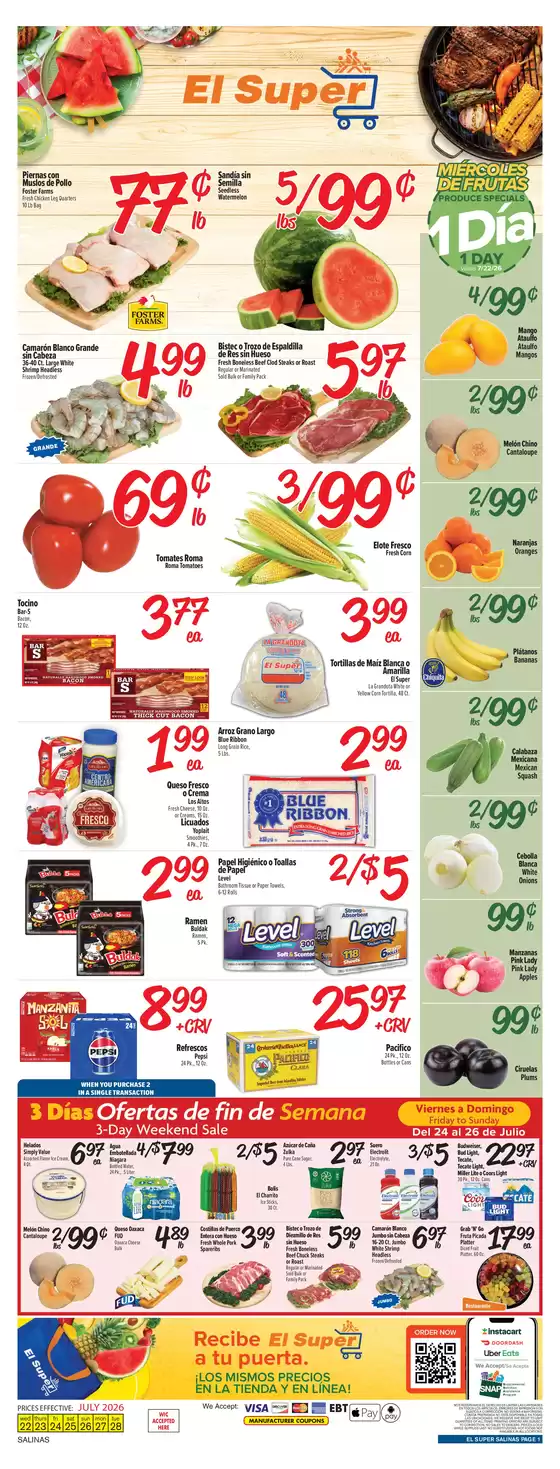 El Super catalogue | Current deals and offers | 2026-07-22T00:00:00.000Z - 2026-07-28T00:00:00.000Z