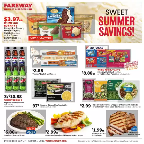 Fareway catalogue | Offers for bargain hunters | 2026-07-27T00:00:00.000Z - 2026-08-01T00:00:00.000Z