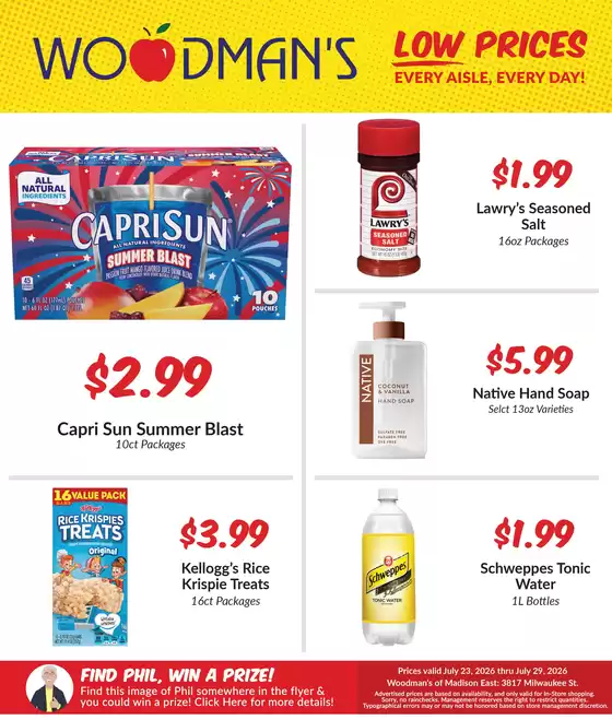Woodman's catalogue | Top deals and discounts | 2026-07-23T00:00:00.000Z - 2026-07-29T00:00:00.000Z