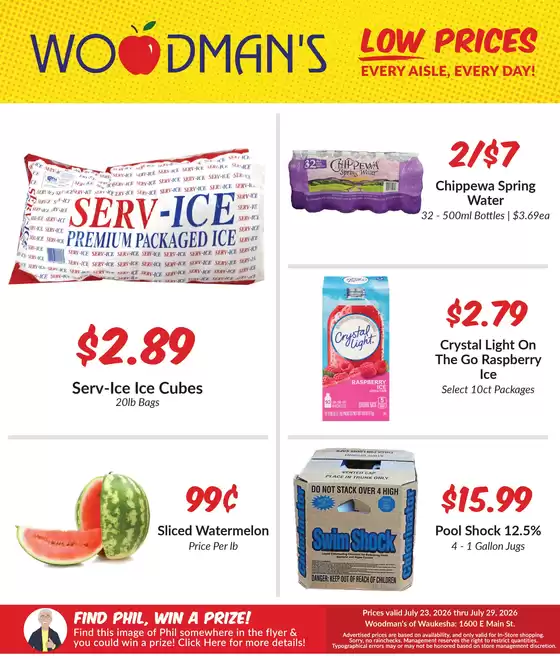 Woodman's catalogue | New offers to discover | 2026-07-23T00:00:00.000Z - 2026-07-29T00:00:00.000Z