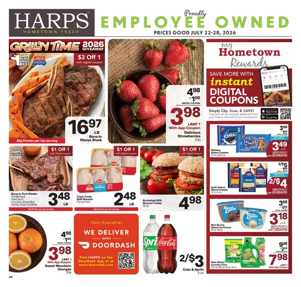 Harp's Market catalogue | Harp's Market weekly ad | 2026-07-22T00:00:00.000Z - 2026-07-28T00:00:00.000Z