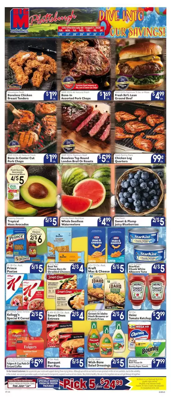 BigM Supermarkets catalogue | Top offers for all bargain hunters | 2026-07-26T00:00:00.000Z - 2026-08-01T00:00:00.000Z