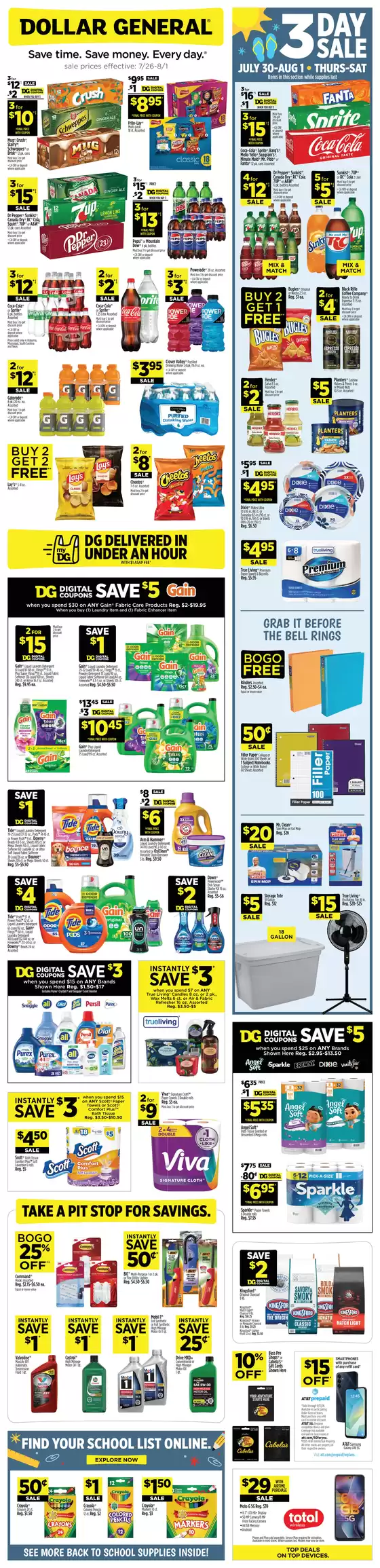 Dollar General catalogue | Great offer for bargain hunters | 2026-07-26T00:00:00.000Z - 2026-08-01T00:00:00.000Z