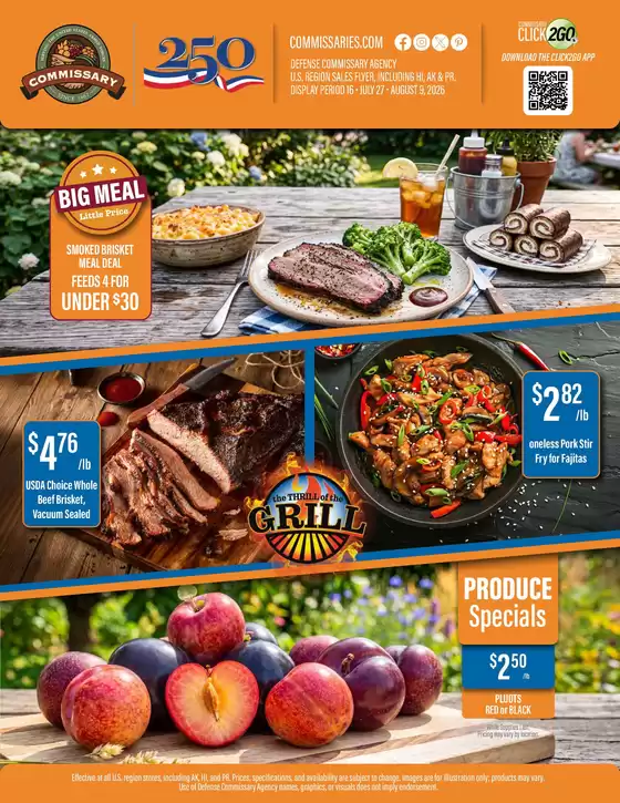 Commissary catalogue in Los Angeles CA | Flyer Commissary | 2026-07-27T00:00:00.000Z - 2026-08-09T00:00:00.000Z