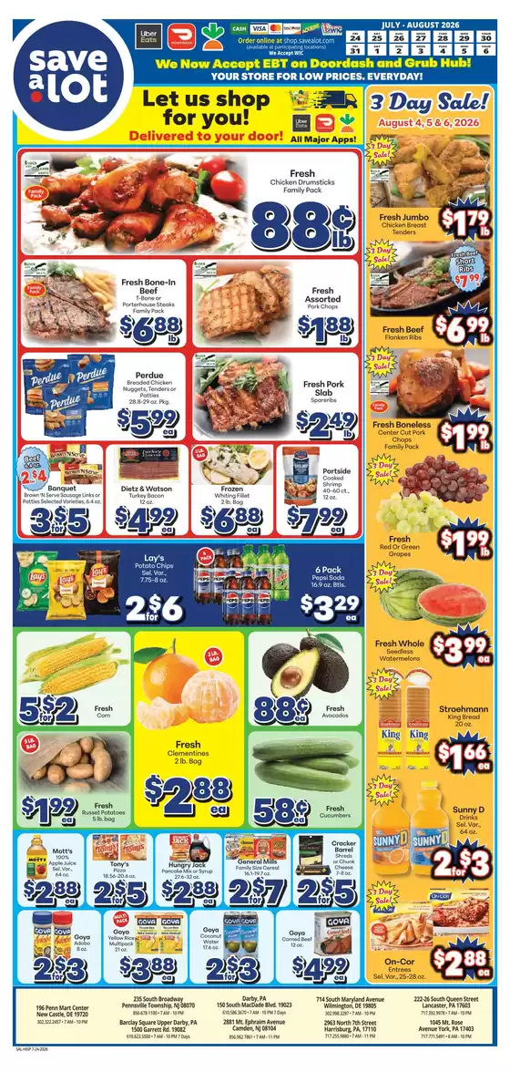 Save a Lot catalogue | Save now with our deals | 2026-07-24T00:00:00.000Z - 2026-08-06T00:00:00.000Z