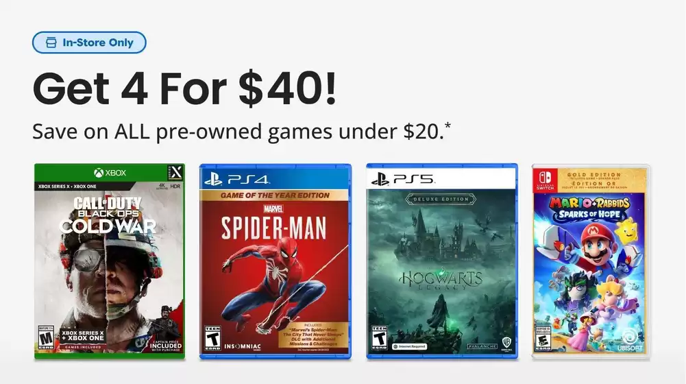 Game Stop catalogue | Exclusive deals for our customers | 2026-07-28T00:00:00.000Z - 2026-08-11T00:00:00.000Z