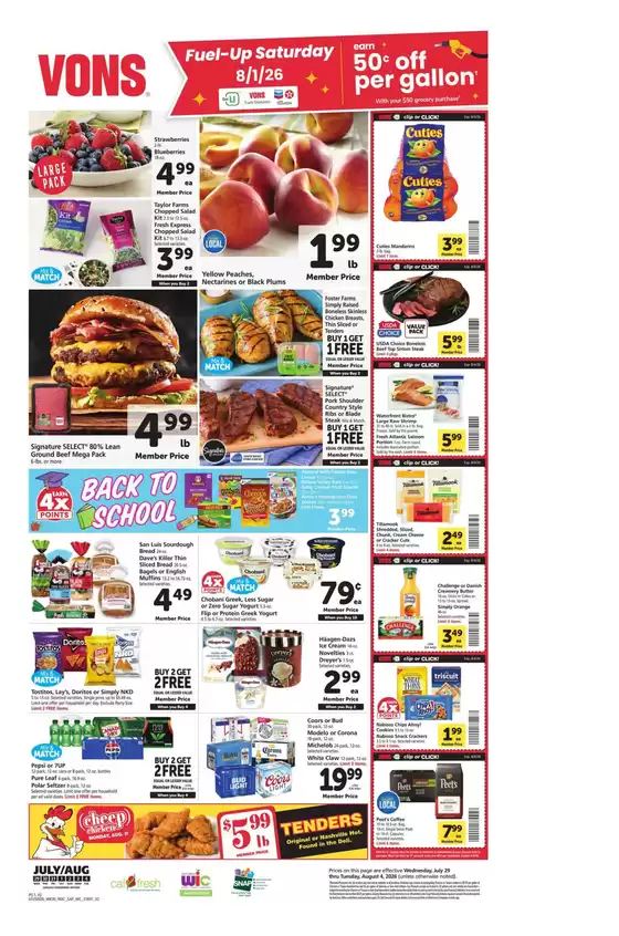 Vons catalogue | Weekly Ad - Norcal | 2026-07-29T00:00:00.000Z - 2026-08-04T00:00:00.000Z