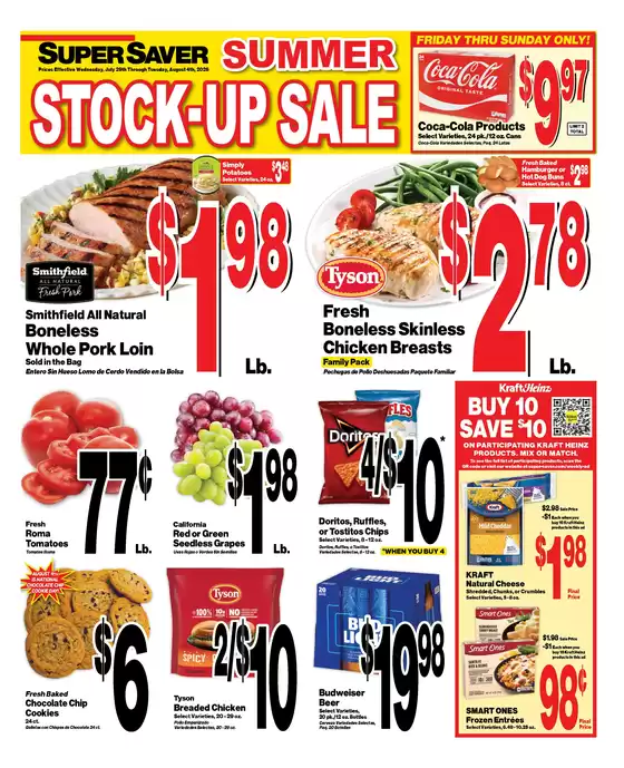 Super Saver catalogue | Great offer for all customers | 2026-07-29T00:00:00.000Z - 2026-08-04T00:00:00.000Z