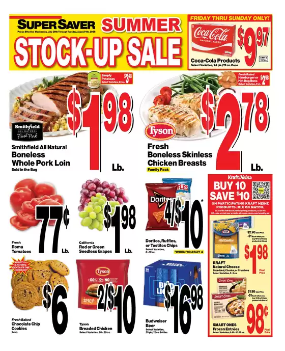 Super Saver catalogue | Exclusive deals for our customers | 2026-07-29T00:00:00.000Z - 2026-08-04T00:00:00.000Z