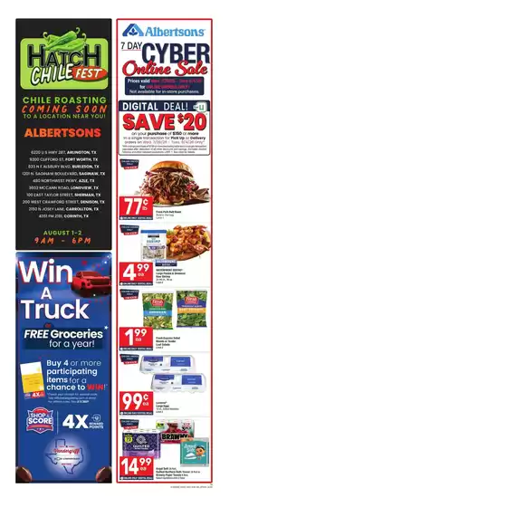 Albertsons catalogue in Arlington TX | Attractive special offers for everyone | 2026-07-29T00:00:00.000Z - 2026-08-04T00:00:00.000Z