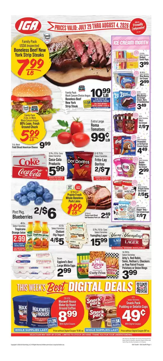 IGA catalogue | New offers to discover | 2026-07-29T00:00:00.000Z - 2026-08-04T00:00:00.000Z