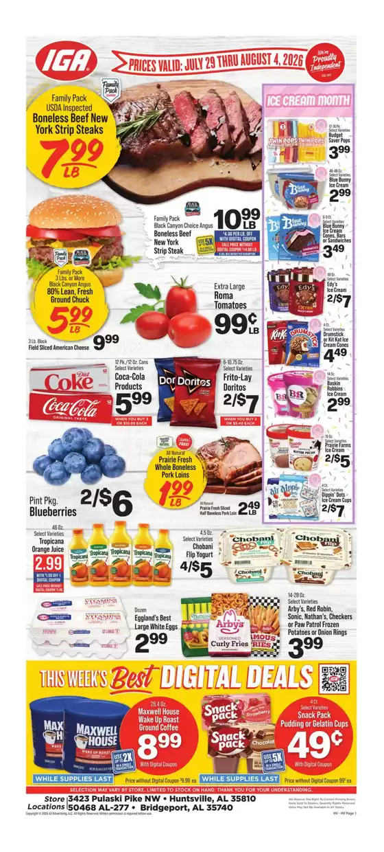 IGA catalogue | Current special promotions | 2026-07-29T00:00:00.000Z - 2026-08-04T00:00:00.000Z