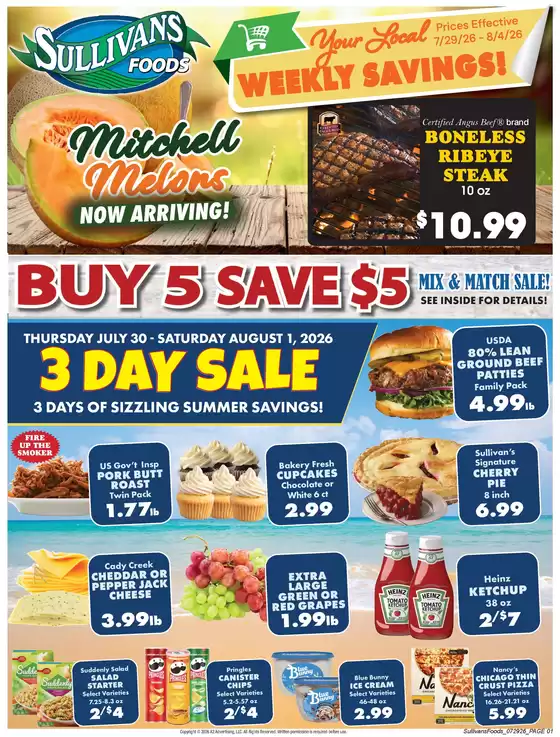 Sullivan's Foods  catalogue | Our best offers for you | 2026-07-29T00:00:00.000Z - 2026-08-04T00:00:00.000Z