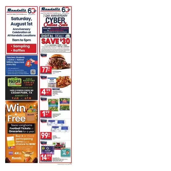 Randalls catalogue | Current special promotions | 2026-07-29T00:00:00.000Z - 2026-08-04T00:00:00.000Z