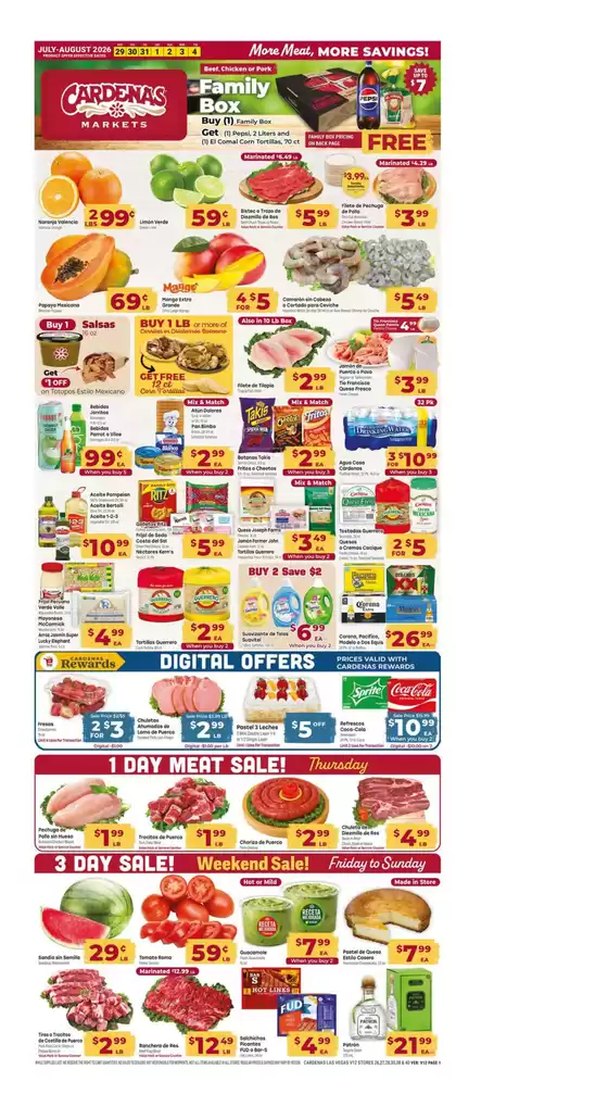 Cardenas catalogue in Las Vegas NV | Discover attractive offers | 2026-07-29T00:00:00.000Z - 2026-08-04T00:00:00.000Z