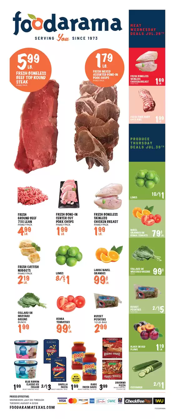 Foodarama catalogue | Foodarama weekly ad | 2026-07-29T00:00:00.000Z - 2026-08-04T00:00:00.000Z
