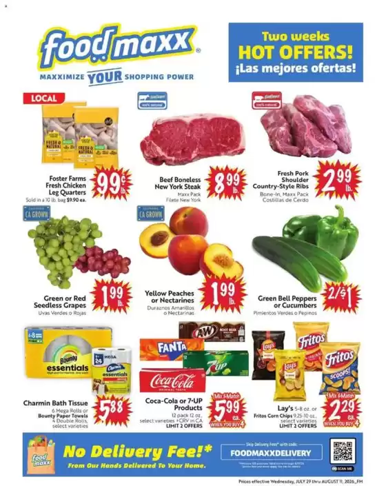 Foodmaxx catalogue in Soquel CA | Foodmaxx weekly ad | 2026-07-29T00:00:00.000Z - 2026-08-11T00:00:00.000Z