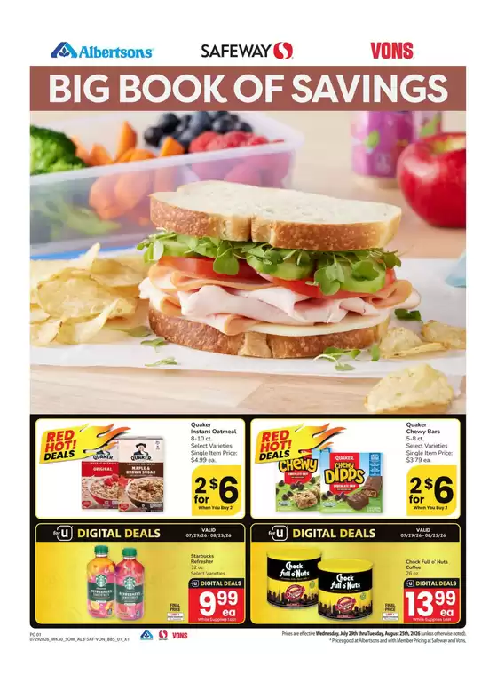 Albertsons catalogue in Tucson AZ | Albertsons - Southwest - BBS | 2026-07-29T00:00:00.000Z - 2026-08-25T00:00:00.000Z