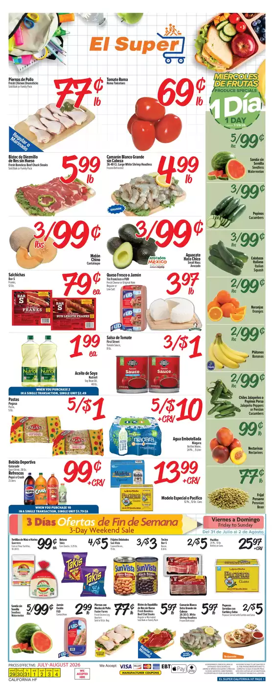 El Super catalogue | Top deals and discounts | 2026-07-29T00:00:00.000Z - 2026-08-04T00:00:00.000Z