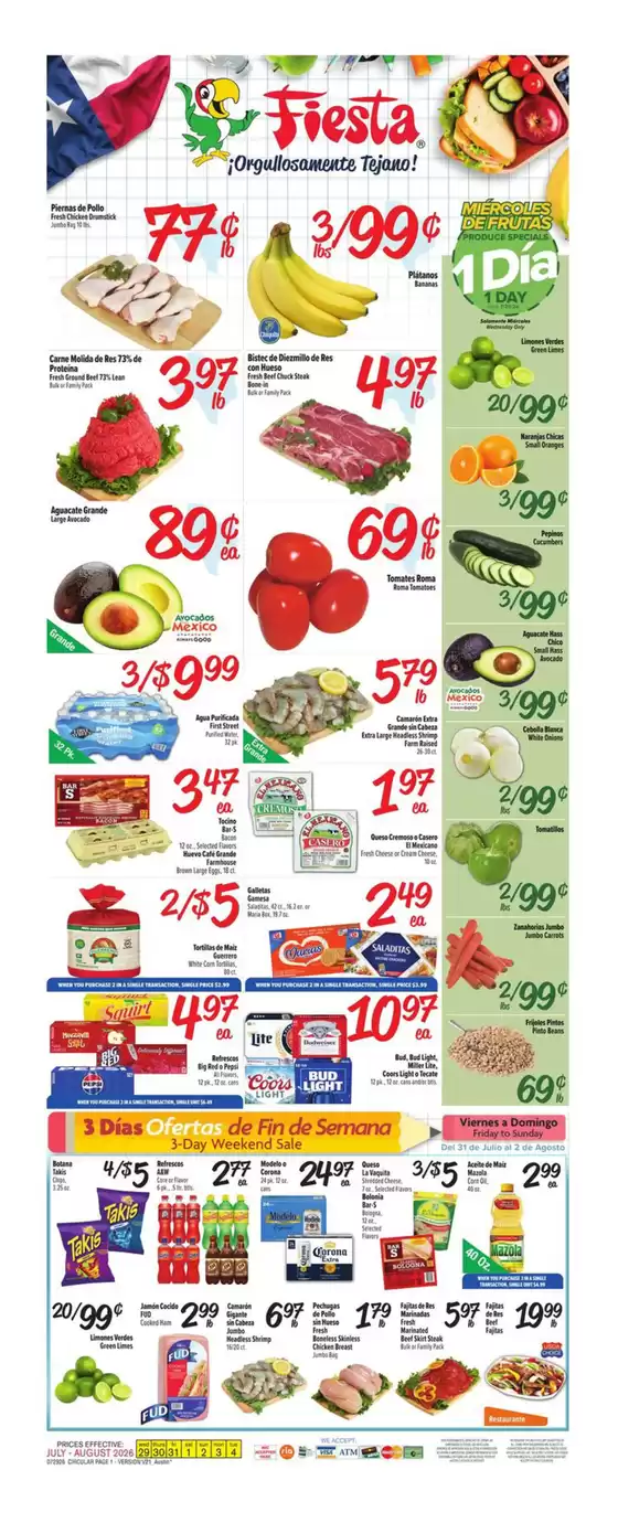 Fiesta Mart catalogue | Exclusive bargains | 2026-07-29T00:00:00.000Z - 2026-08-04T00:00:00.000Z