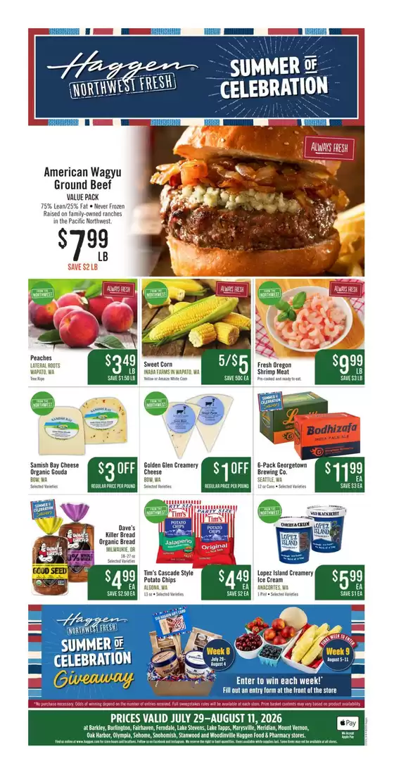 Haggen Food catalogue | Weekly Flyer | 2026-07-29T00:00:00.000Z - 2026-08-11T00:00:00.000Z