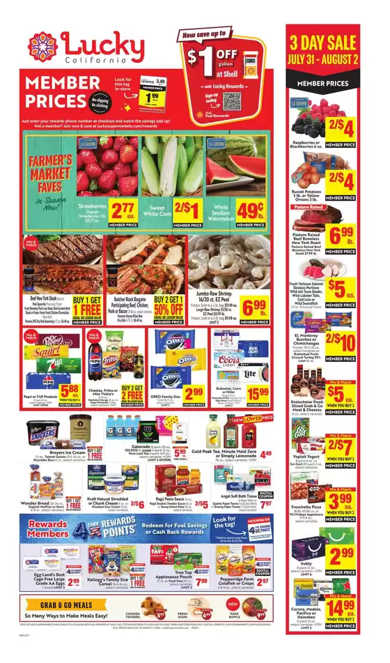 Lucky Supermarkets catalogue in Soquel CA | Discounts and promotions | 2026-07-29T00:00:00.000Z - 2026-08-04T00:00:00.000Z