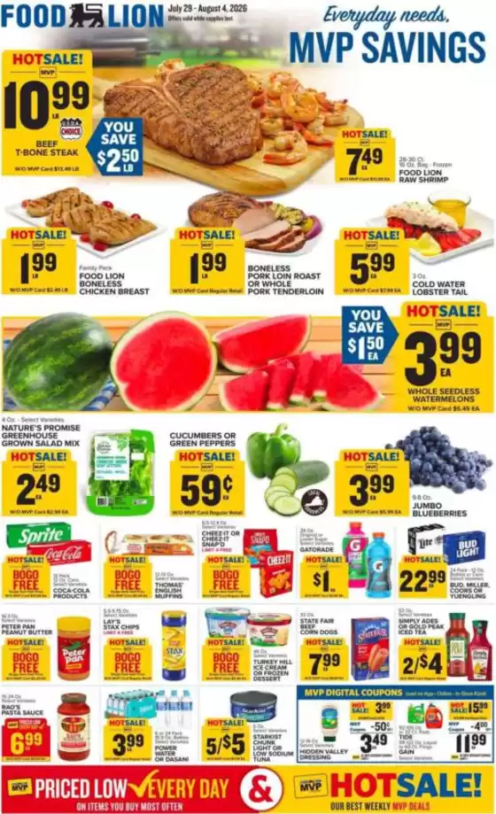 Food Lion catalogue | Weekly Ads Food Lion | 2026-07-29T00:00:00.000Z - 2026-08-04T00:00:00.000Z