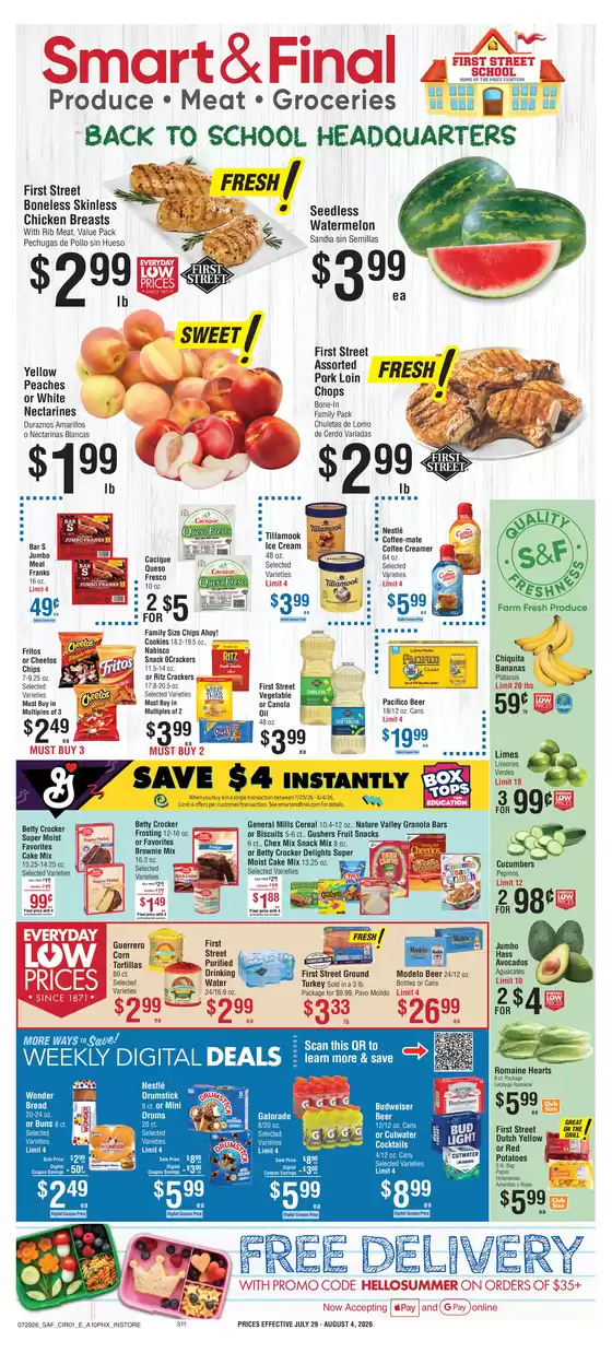 Smart & Final catalogue | Current bargains and offers | 2026-07-29T00:00:00.000Z - 2026-07-30T00:00:00.000Z