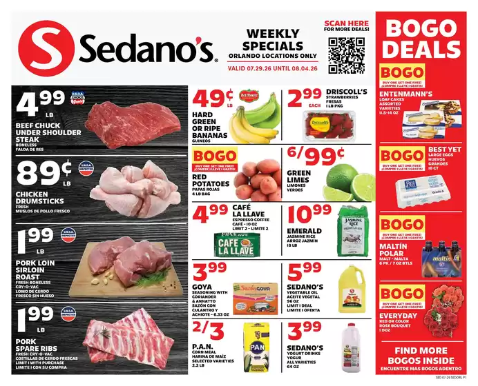 Sedano's catalogue | Top deals and discounts | 2026-07-29T00:00:00.000Z - 2026-08-04T00:00:00.000Z