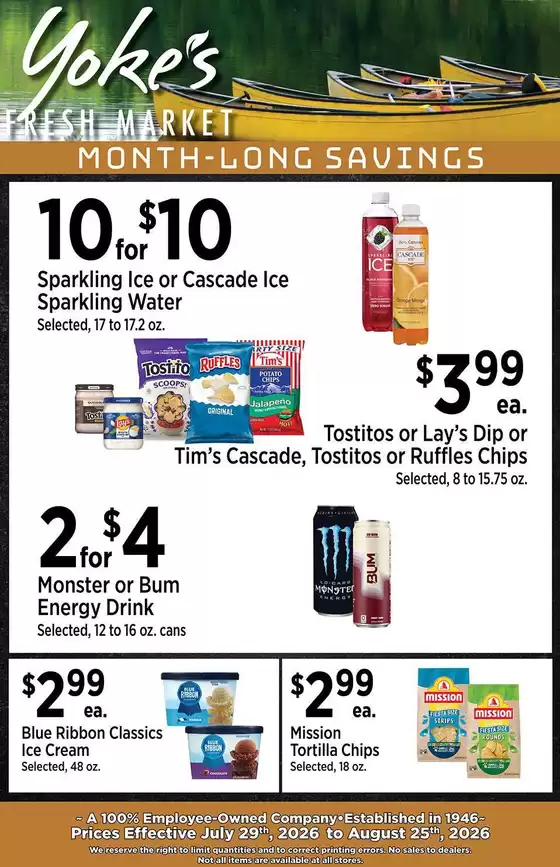 Yoke's Fresh Market catalogue | Yoke's Fresh Market Monthly Savings Guide | 2026-07-29T00:00:00.000Z - 2026-08-25T00:00:00.000Z