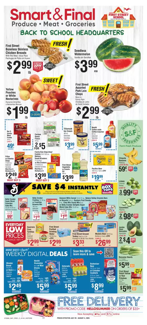 Smart & Final catalogue | Save now with our deals | 2026-07-29T00:00:00.000Z - 2026-07-30T00:00:00.000Z