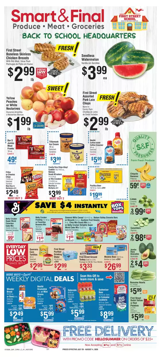 Smart & Final catalogue | Weekly Ad Savings (07/29/2026 - 08/04/2026) | 2026-07-29T00:00:00.000Z - 2026-07-30T00:00:00.000Z