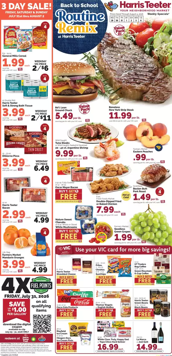 Harris Teeter catalogue | Our best bargains | 2026-07-29T00:00:00.000Z - 2026-08-04T00:00:00.000Z