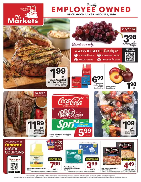 The Markets catalogue | The Markets weekly ad | 2026-07-29T00:00:00.000Z - 2026-08-04T00:00:00.000Z
