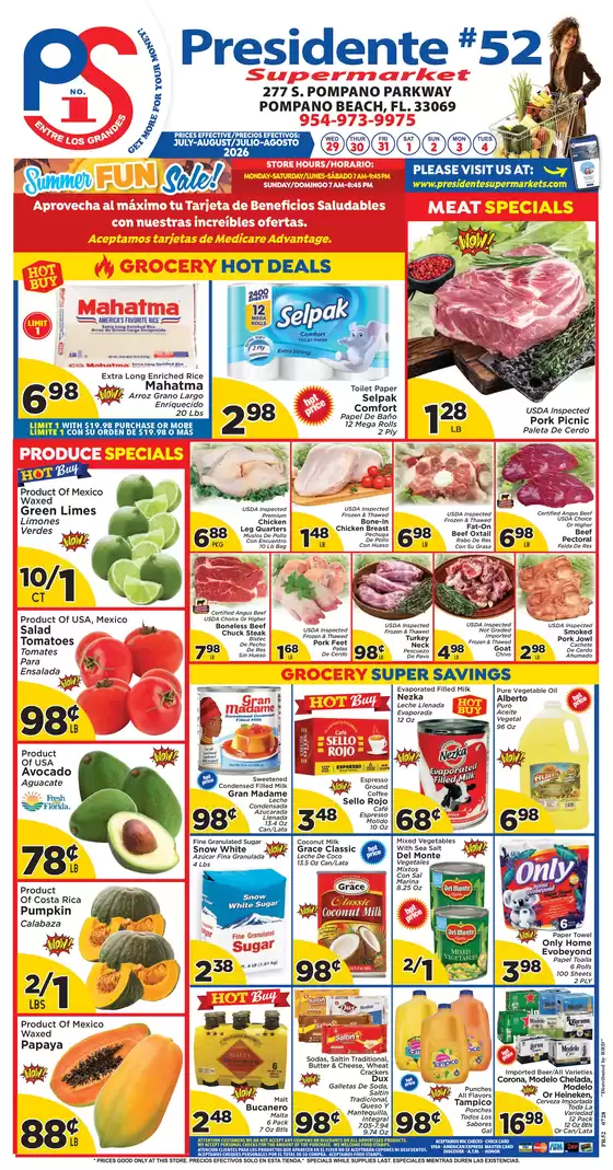 Presidente catalogue in Miami FL | Top offers for all bargain hunters | 2026-07-29T00:00:00.000Z - 2026-08-04T00:00:00.000Z