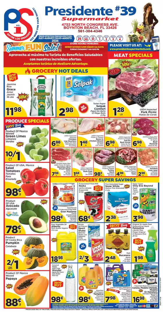 Presidente catalogue | Current deals and offers | 2026-07-29T00:00:00.000Z - 2026-08-04T00:00:00.000Z