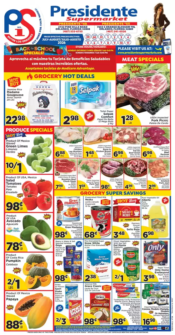 Presidente catalogue | Great offer for all customers | 2026-07-01T00:00:00.000Z - 2026-08-31T00:00:00.000Z
