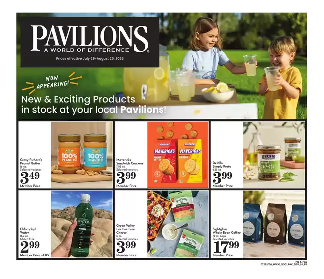 Pavilions catalogue in Goleta CA | Pavilions - BBS | 2026-07-29T00:00:00.000Z - 2026-08-25T00:00:00.000Z