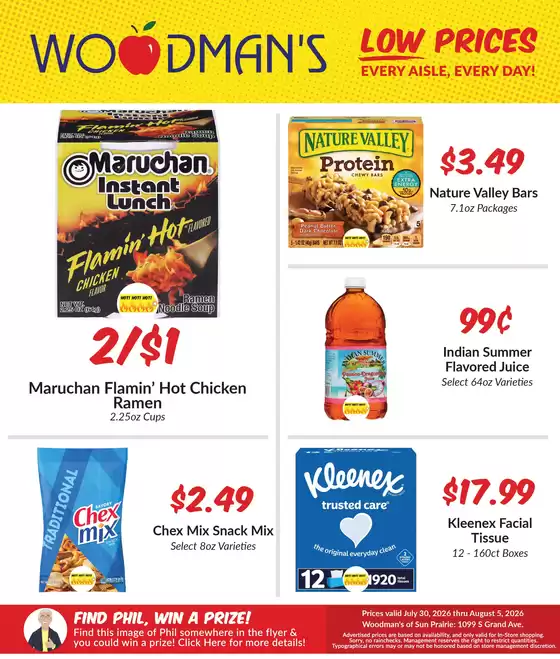 Woodman's catalogue | Wide range of offers | 2026-07-30T00:00:00.000Z - 2026-08-05T00:00:00.000Z
