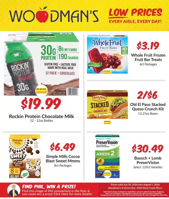 Woodman's catalogue | Current special promotions | 2026-07-30T00:00:00.000Z - 2026-08-05T00:00:00.000Z