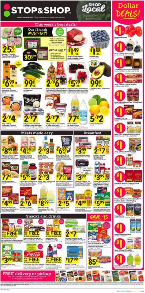 Stop&Shop catalogue | Top offers for smart savers | 2026-07-31T00:00:00.000Z - 2026-08-06T00:00:00.000Z