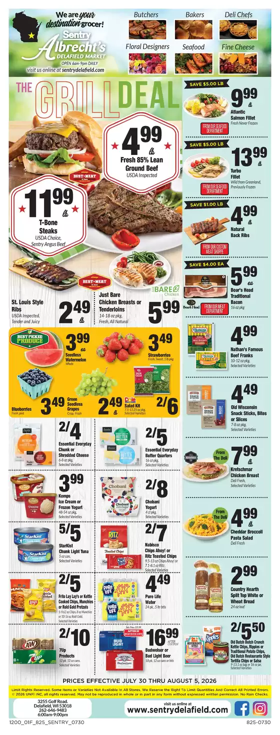 Sentry catalogue in Waukesha WI | Weekly Ad | 2026-07-30T00:00:00.000Z - 2026-08-05T00:00:00.000Z