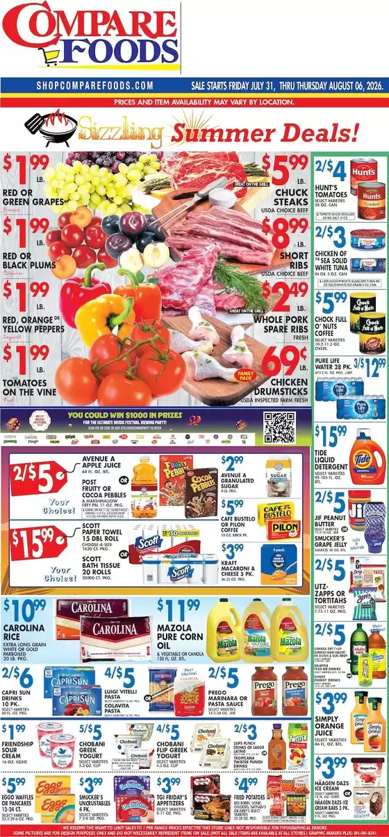 Compare Foods catalogue | Compare Foods weekly ad | 2026-07-31T00:00:00.000Z - 2026-08-06T00:00:00.000Z