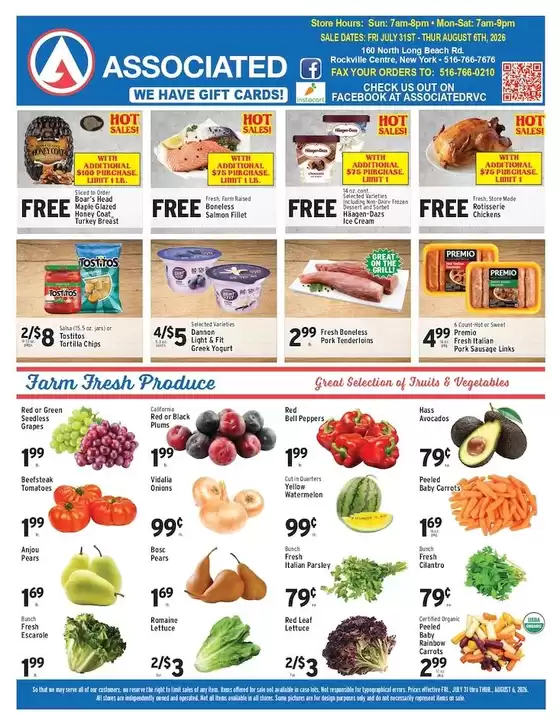 Associated catalogue | Exclusive deals for our customers | 2026-07-31T00:00:00.000Z - 2026-08-06T00:00:00.000Z