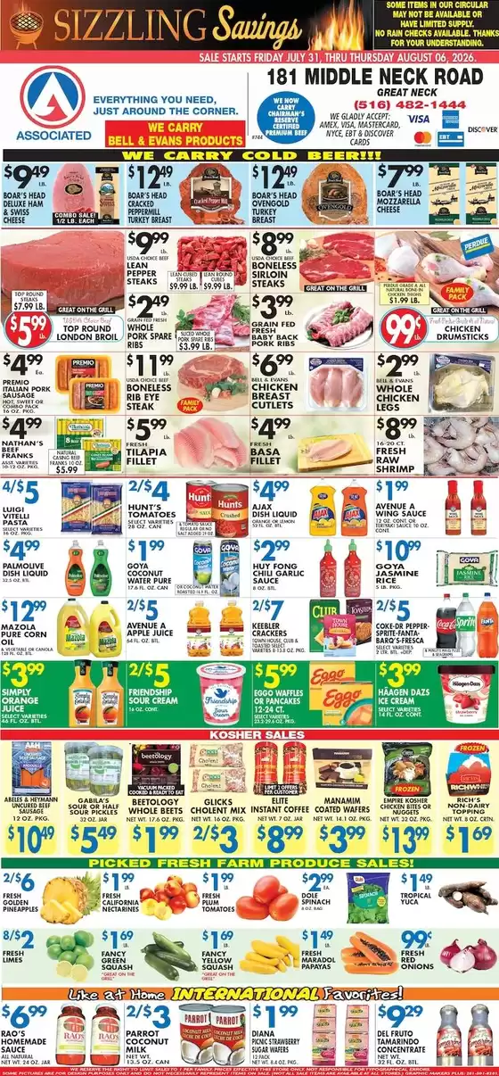 Associated catalogue in Bronxville NY | Exclusive bargains | 2026-07-31T00:00:00.000Z - 2026-08-06T00:00:00.000Z