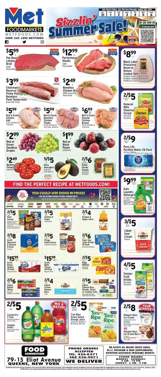 Met Foodmarkets catalogue in Teaneck NJ | Top deals and discounts | 2026-07-31T00:00:00.000Z - 2026-08-06T00:00:00.000Z