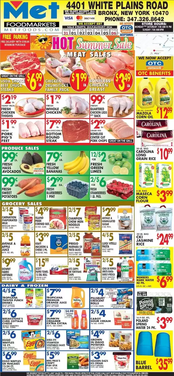 Met Foodmarkets catalogue in Teaneck NJ | Wide range of offers | 2026-07-31T00:00:00.000Z - 2026-08-06T00:00:00.000Z